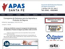 Tablet Screenshot of apassantafe.com.ar